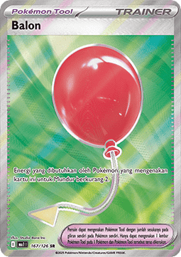 Air Balloon Pokemon card from Mega Evolution IDTH