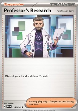 Professor's Research Pokemon card from Scarlet Violet