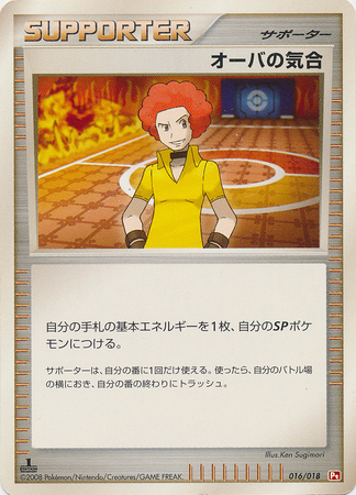 Flint's Willpower Pokemon card from Infernape SP Half Deck