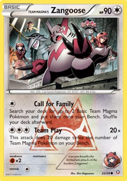Team Magma's Zangoose (Holo)