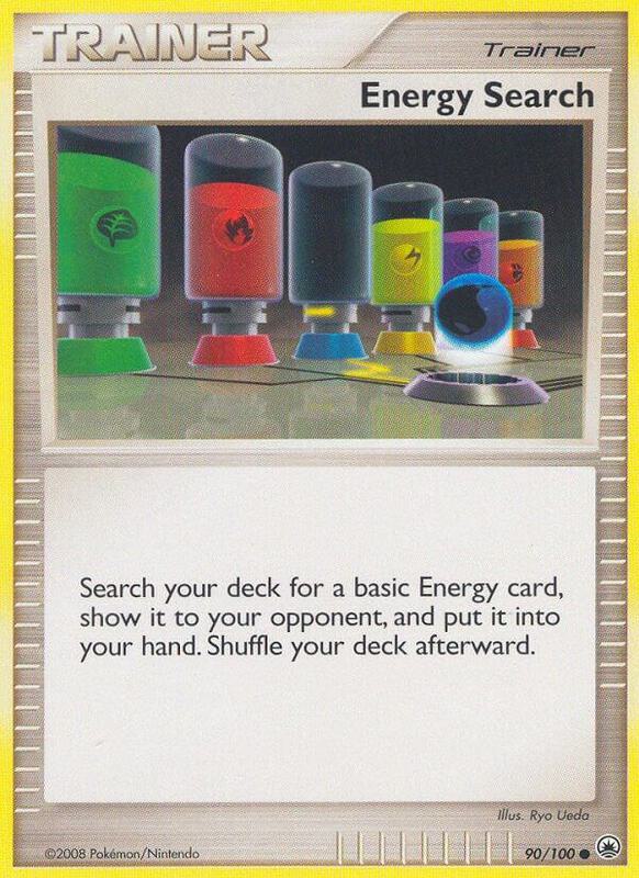 Energy Search Pokemon card from Majestic Dawn