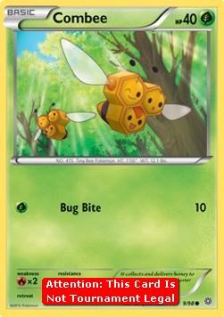 Combee Pokemon card from Ancient Origins