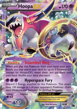 Hoopa EX Pokemon card from Ancient Origins