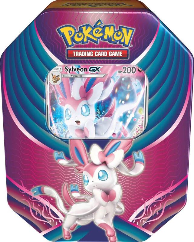 Evolution Celebration Tin [Sylveon GX] Pokemon card from SM - Celestial Storm