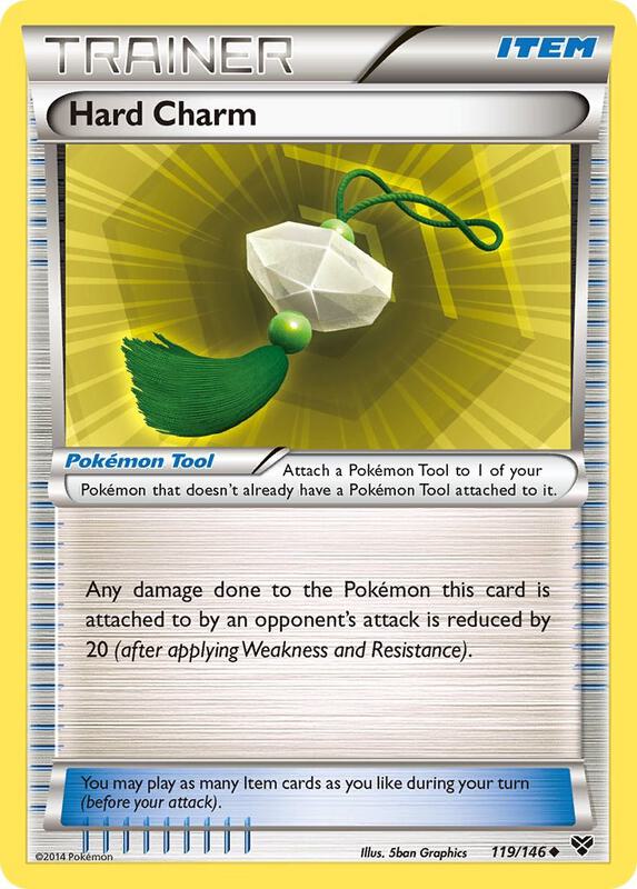 Hard Charm Pokemon card from XY Base Set