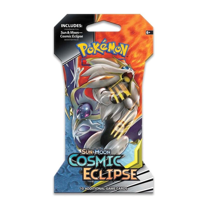 SM - Cosmic Eclipse Sleeved Booster Pack Pokemon card from SM - Cosmic Eclipse