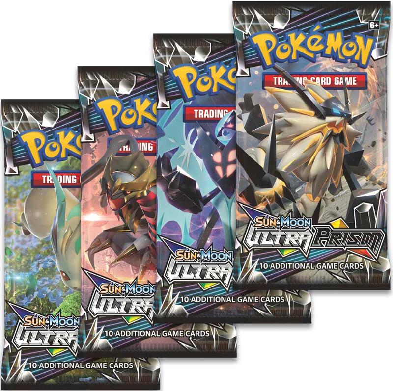 Ultra Prism Booster Pack Art Bundle [Set of 4] Pokemon card from SM - Ultra Prism