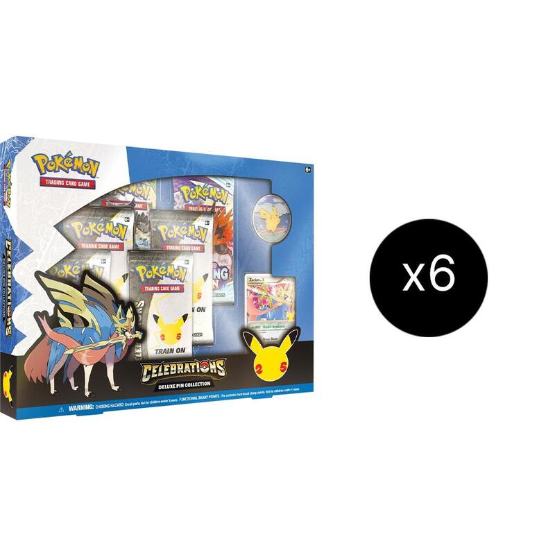 Celebrations Deluxe Pin Collection Case [Zacian LV. X] Pokemon card from Celebrations