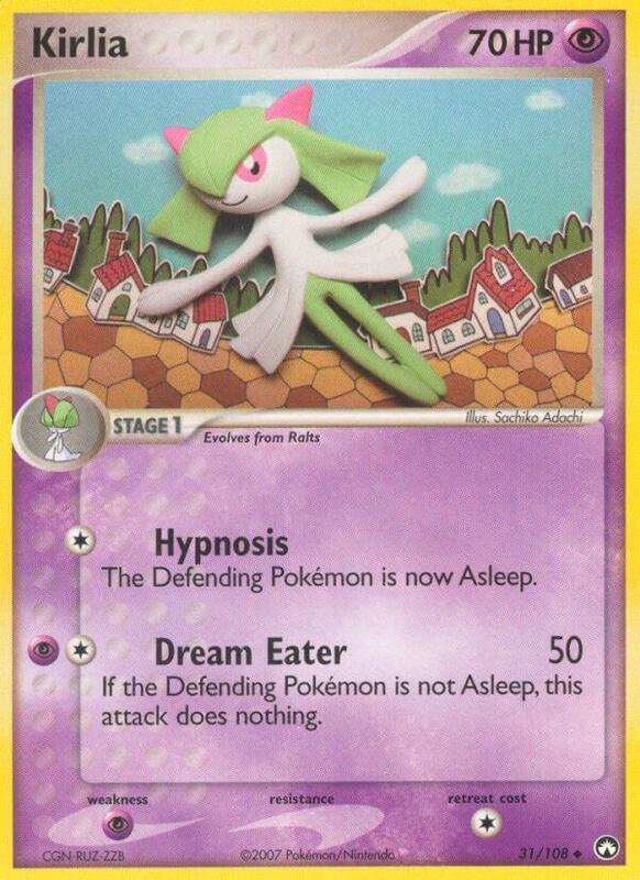 Kirlia Pokemon card from Power Keepers