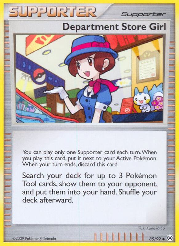 Department Store Girl Pokemon card from Arceus