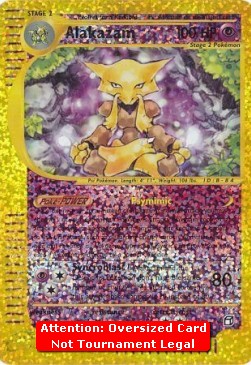 Alakazam Pokemon card from Expedition Base Set