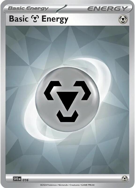 Basic Metal Energy - 016 Pokemon card from SVE: Scarlet & Violet Energies