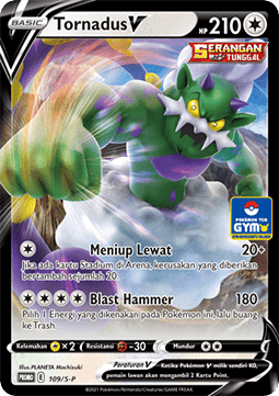 Tornadus V (S-P/ID 109) Sword & Shield Indonesian Promos ID