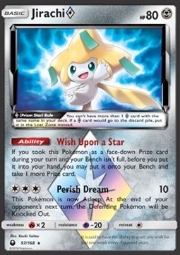 Jirachi ◇ Pokemon card from Celestial Storm