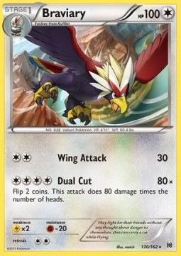 Braviary Pokemon card from BREAKthrough