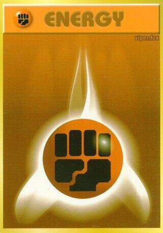Fighting Energy (Japanese) Pokemon card from Expansion Pack