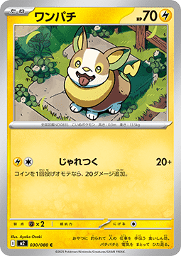 Yamper Pokemon card from Inferno X