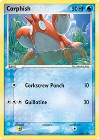 Corphish Pokemon card from Holon Phantoms