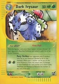 Dark Ivysaur - 6 Pokemon card from Best of Promos