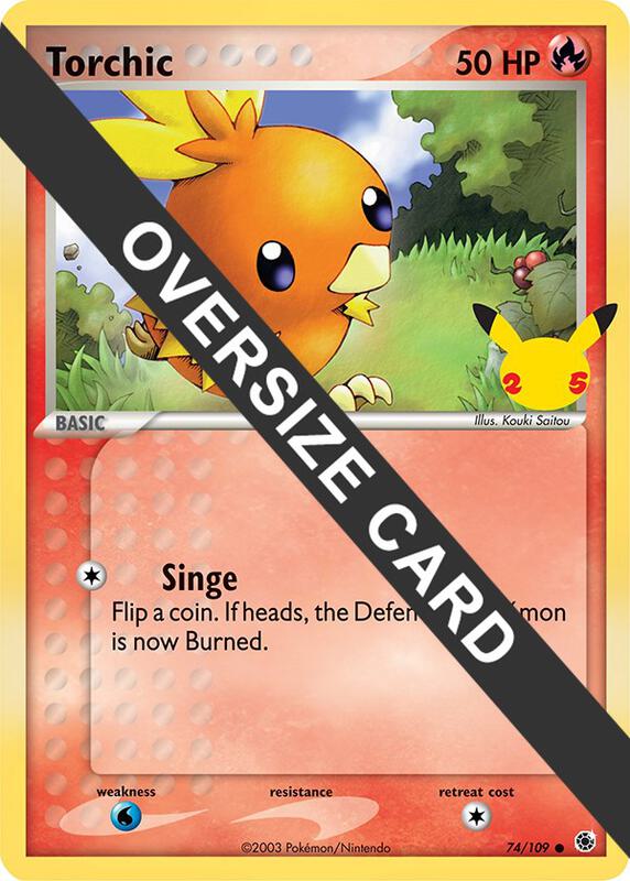 Torchic Pokemon card from First Partner Pack
