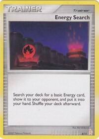 Energy Search (Lucario) Pokemon card from DP Trainer Kit: Manaphy & Lucario