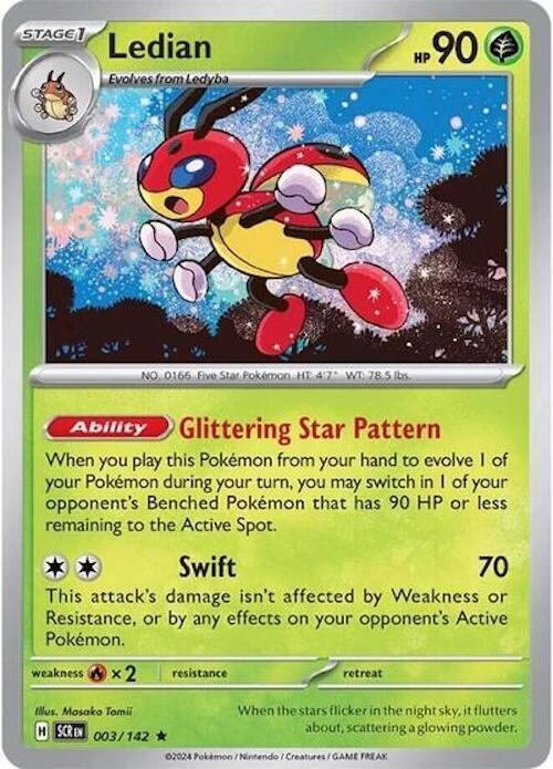 Ledian Pokemon card from Deck Exclusives
