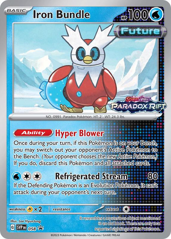 Iron Bundle - 058 (Prerelease) Pokemon card from SV: Scarlet & Violet Promo Cards