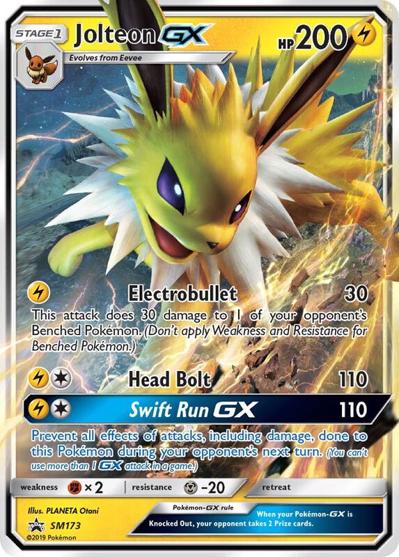 Jolteon GX - SM173 Pokemon card from SM Promos