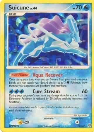 Suicune Pokemon card from Miscellaneous Cards & Products
