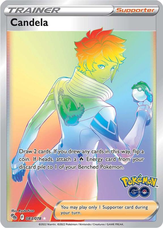Candela (Secret) Pokemon card from Pokemon GO