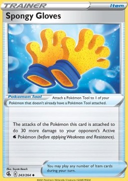 Spongy Gloves Pokemon card from Fusion Strike