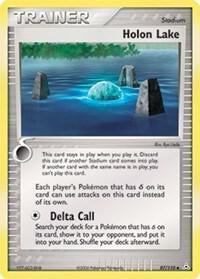 Holon Lake Pokemon card from Holon Phantoms