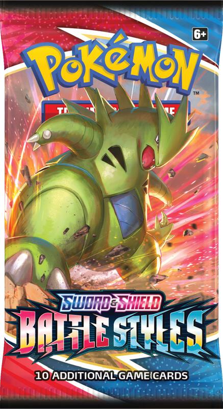 Battle Styles Booster Pack Pokemon card from SWSH05: Battle Styles
