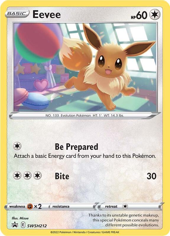 Eevee - SWSH212 Pokemon card from SWSH: Sword & Shield Promo Cards