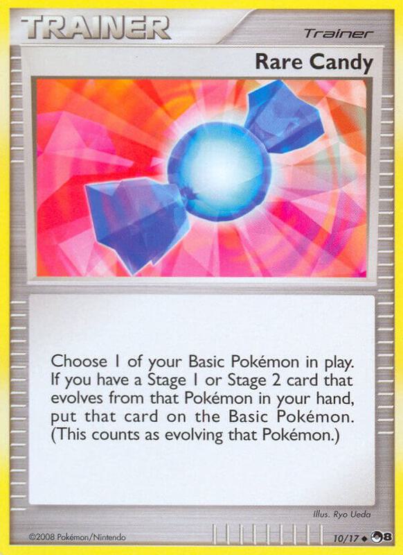 Rare Candy Pokemon card from POP Series 8