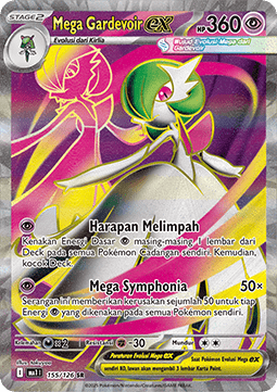 Mega Gardevoir ex Pokemon card from Mega Evolution IDTH