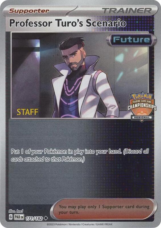 Professor Turo's Scenario Pokemon card from League & Championship Cards