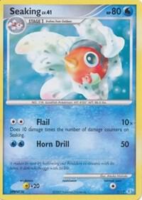 Seaking Pokemon card from DP Trainer Kit: Manaphy & Lucario