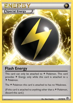 Flash Energy Pokemon card from Ancient Origins