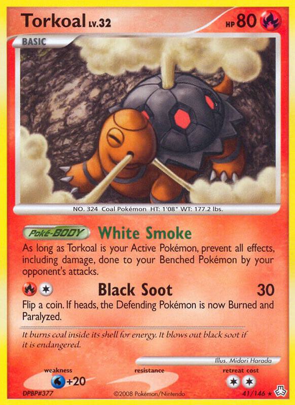 Torkoal Pokemon card from Legends Awakened