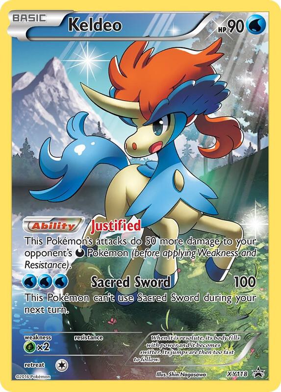 Keldeo - XY118 Pokemon card from XY Promos