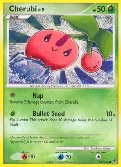 Cherubi Lv.9 Pokemon card from Stormfront