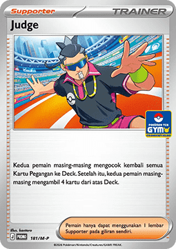 Judge (M-P/ID 181) M-P Indonesian Promos ID