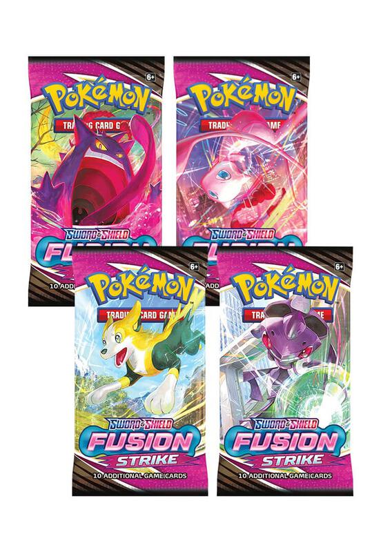 Fusion Strike Booster Pack Art Bundle [Set of 4] Pokemon card from SWSH08: Fusion Strike