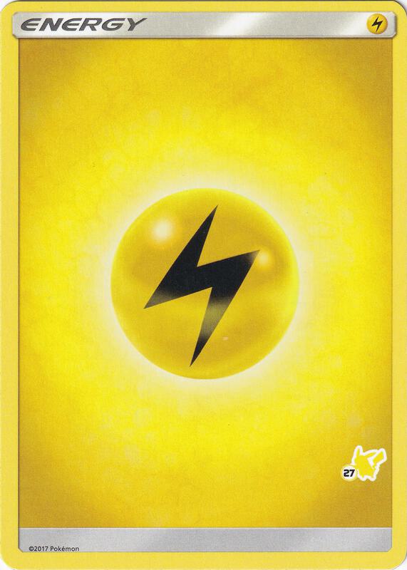 Lightning Energy (#27 Pikachu Stamped) Pokemon card from Battle Academy