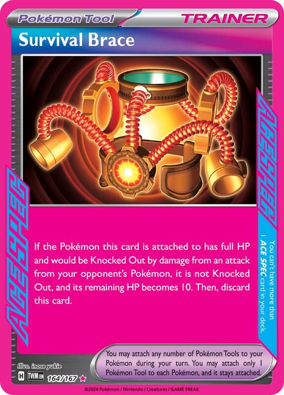 Survival Brace Pokemon card from SV06: Twilight Masquerade