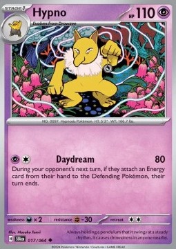 Hypno Pokemon card from Shrouded Fable