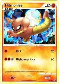 Hitmonlee - HGSS25 Pokemon card from HGSS Promos