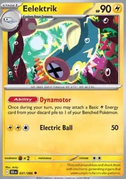 Eelektrik Pokemon card from Black Bolt