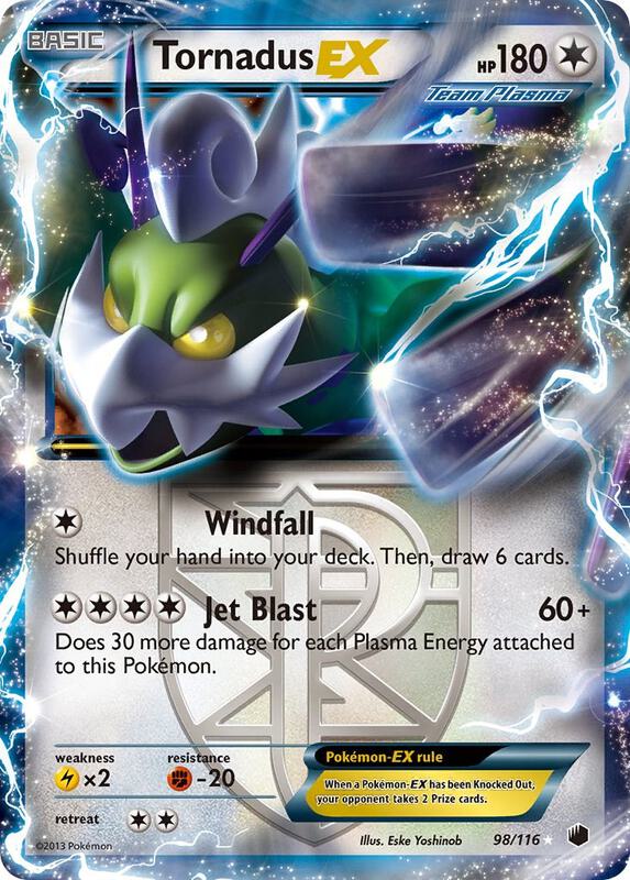 Tornadus EX (Team Plasma) Pokemon card from Plasma Freeze